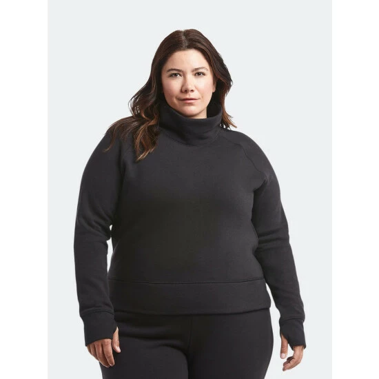 Public Rec Luxe Fleece Pullover | Women's Black Sweatshirts & Sweaters 2 Public Rec Luxe Fleece Pullover | Women's Black Sweatshirts & Sweaters - Image 2