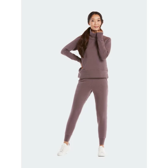 Public Rec Women's Luxe Fleece Jogger Bottoms Smokey Plum 2 Public Rec Women's Luxe Fleece Jogger Bottoms Smokey Plum - Image 2