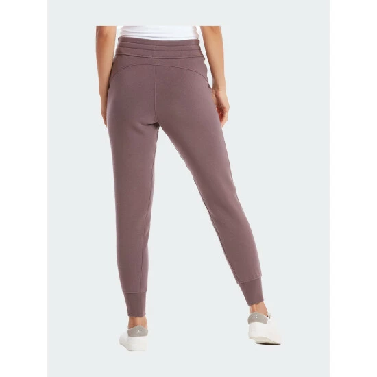 Public Rec Women's Luxe Fleece Jogger Bottoms Smokey Plum 3 Public Rec Women's Luxe Fleece Jogger Bottoms Smokey Plum - Image 3