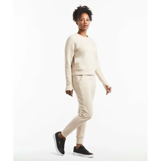 Public Rec Luxe Fleece Crew | Women's Ivory Sweatshirts & Sweaters 3 Public Rec Luxe Fleece Crew | Women's Ivory Sweatshirts & Sweaters - Image 3