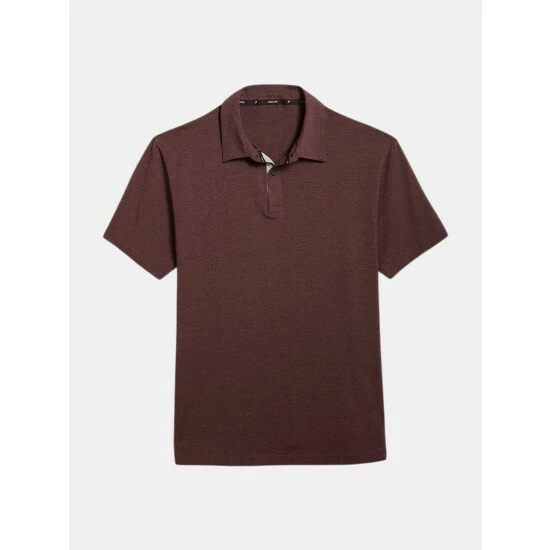 Public Rec Go-To Polo | Men's Heather Burgundy Tops 1 Public Rec Go-To Polo | Men's Heather Burgundy Tops
