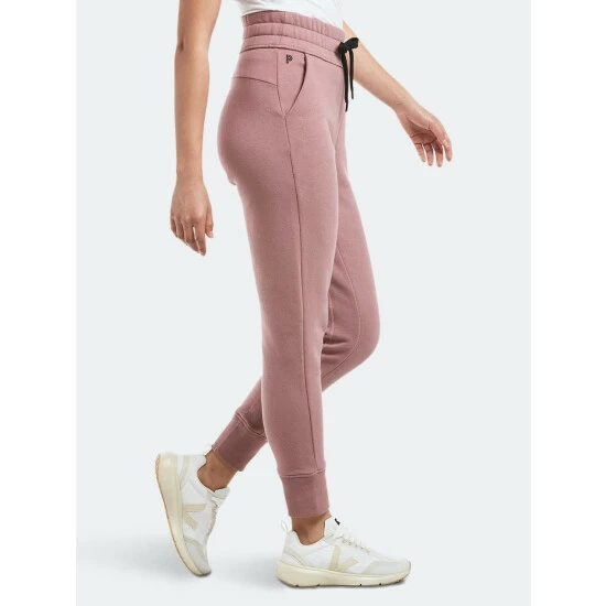 Public Rec Luxe Fleece Jogger | Women's Mauve Pants 3 Public Rec Luxe Fleece Jogger | Women's Mauve Pants - Image 3