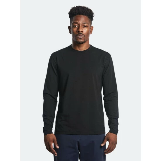 Public Rec Go-To Long Sleeve | Men's Black T-Shirts 2 Public Rec Go-To Long Sleeve | Men's Black T-Shirts - Image 2
