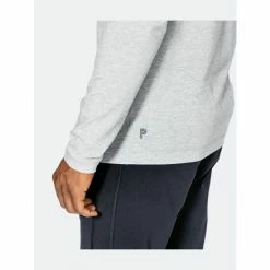 Public Rec Go-To Long Sleeve Henley | Men&apos;s Heather Silver Spoon Tops -Public Rec Shop unnamed file 1269