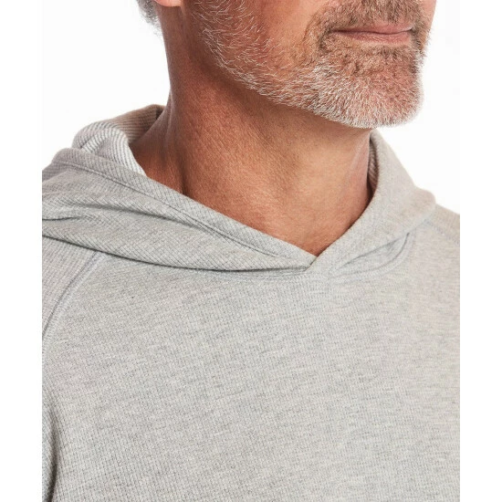 Public Rec Men's Waffle-Knit Hoodie - Heather Silver Spoon Sweatshirts, Sweaters & Hoodies 4 Public Rec Men's Waffle-Knit Hoodie - Heather Silver Spoon Sweatshirts, Sweaters & Hoodies - Image 4