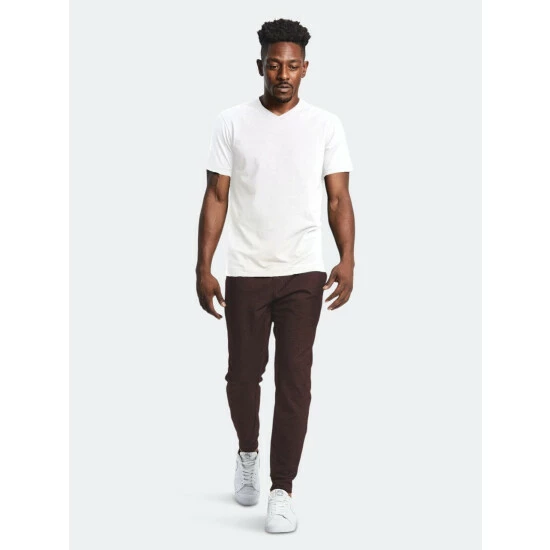 Public Rec All Day Every Day Jogger | Men's Heather Burgundy Denim & Bottoms 3 Public Rec All Day Every Day Jogger | Men's Heather Burgundy Denim & Bottoms - Image 3