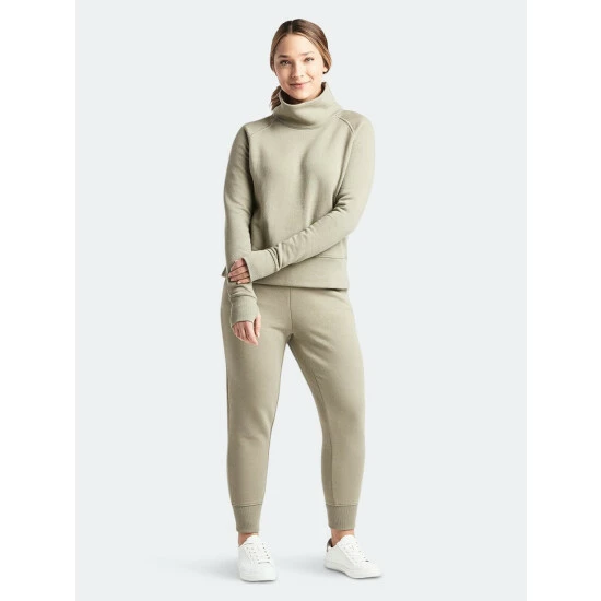 Public Rec Luxe Fleece Pullover | Women's Sage Sweatshirts & Sweaters 3 Public Rec Luxe Fleece Pullover | Women's Sage Sweatshirts & Sweaters - Image 3