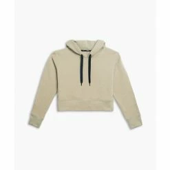 Public Rec Luxe Fleece Cropped Hoodie | Women's Sage Sweatshirts & Sweaters