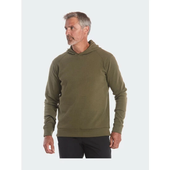Public Rec Men's Waffle-Knit Hoodie - Olive Sweatshirts, Sweaters & Hoodies 1 Public Rec Men's Waffle-Knit Hoodie - Olive Sweatshirts, Sweaters & Hoodies
