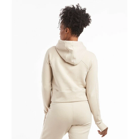 Public Rec Luxe Fleece Cropped Hoodie | Women's Ivory Sweatshirts & Sweaters 4 Public Rec Luxe Fleece Cropped Hoodie | Women's Ivory Sweatshirts & Sweaters - Image 4