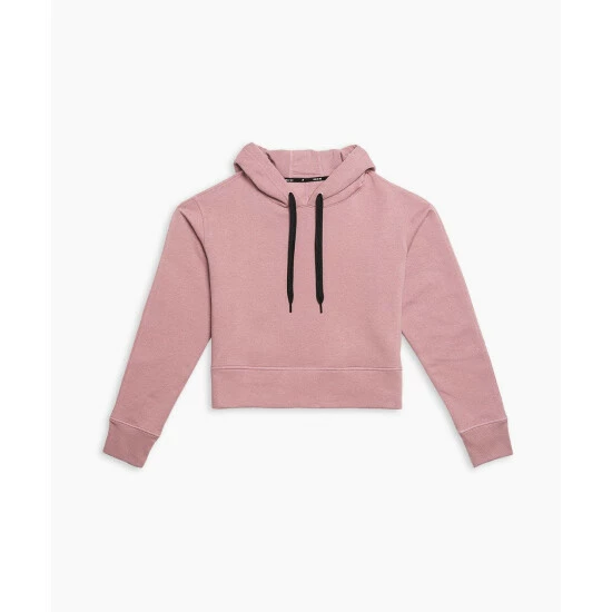 Public Rec Luxe Fleece Cropped Hoodie | Women's Mauve Sweatshirts & Sweaters 1 Public Rec Luxe Fleece Cropped Hoodie | Women's Mauve Sweatshirts & Sweaters