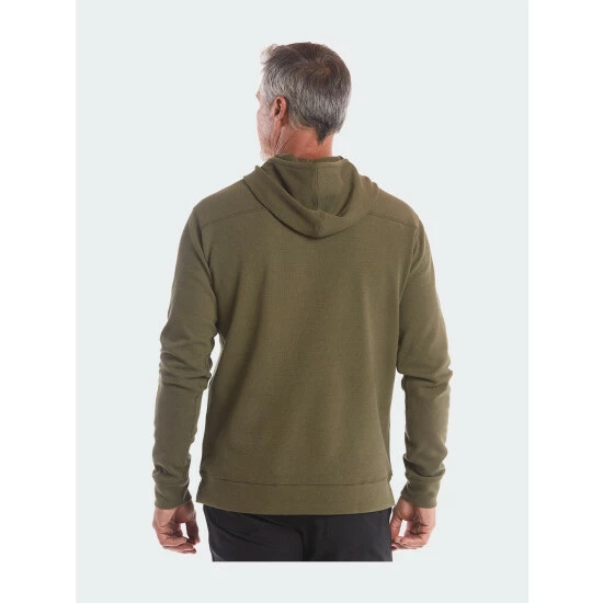 Public Rec Men's Waffle-Knit Hoodie - Olive Sweatshirts, Sweaters & Hoodies 3 Public Rec Men's Waffle-Knit Hoodie - Olive Sweatshirts, Sweaters & Hoodies - Image 3