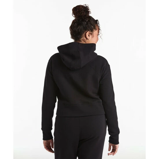 Public Rec Luxe Fleece Cropped Hoodie | Women's Black Sweatshirts & Sweaters 4 Public Rec Luxe Fleece Cropped Hoodie | Women's Black Sweatshirts & Sweaters - Image 4