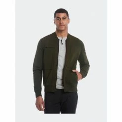 Public Rec Men's Dark Olive Crosstown Bomber Coats, Jackets & Blazers