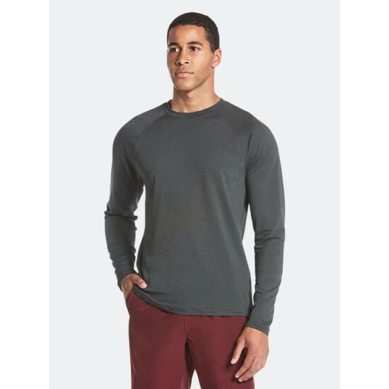 Public Rec Elevate Long Sleeve | Men's Heather Black Sweatshirts, Sweaters & Hoodies 2 Public Rec Elevate Long Sleeve | Men's Heather Black Sweatshirts, Sweaters & Hoodies - Image 2