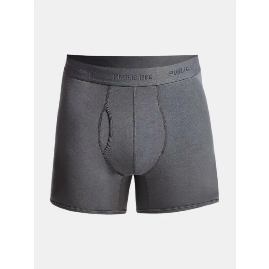 Public Rec Barely There Boxer Trunk | Men's Nickel Underwear 1 Public Rec Barely There Boxer Trunk | Men's Nickel Underwear