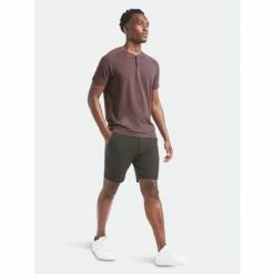 Public Rec Go-To Short Sleeve Henley | Men's Heather Burgundy Shorts 7 Public Rec Go-To Short Sleeve Henley | Men's Heather Burgundy Shorts -Public Rec Shop unnamed file 290
