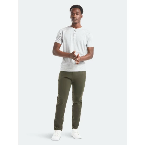 Public Rec Go-To Short Sleeve Henley | Men's Heather Silver Spoon Shorts 3 Public Rec Go-To Short Sleeve Henley | Men's Heather Silver Spoon Shorts - Image 3