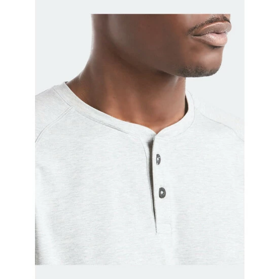 Public Rec Go-To Short Sleeve Henley | Men's Heather Silver Spoon Shorts 5 Public Rec Go-To Short Sleeve Henley | Men's Heather Silver Spoon Shorts - Image 5