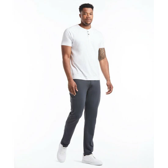 Public Rec Go-To Short Sleeve Henley | Men's White Shorts 3 Public Rec Go-To Short Sleeve Henley | Men's White Shorts - Image 3