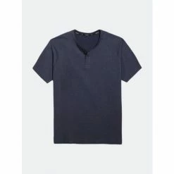 Public Rec Go-To Short Sleeve Henley | Men's Heather Navy Shorts