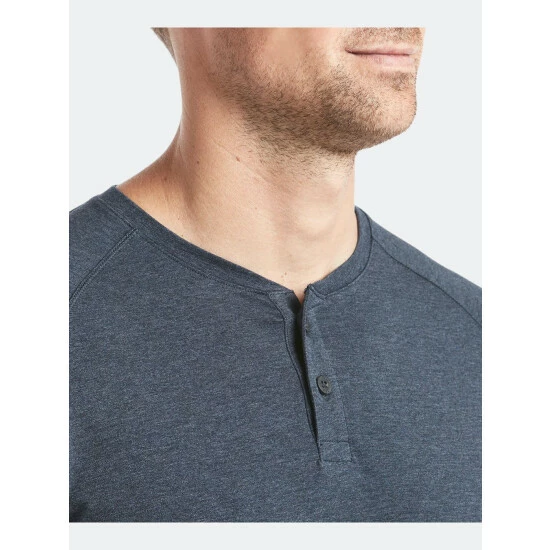 Public Rec Go-To Short Sleeve Henley | Men's Heather Navy Shorts 5 Public Rec Go-To Short Sleeve Henley | Men's Heather Navy Shorts - Image 5