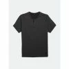 Public Rec Go-To Short Sleeve Henley | Men&apos;s Heather Charcoal Shorts