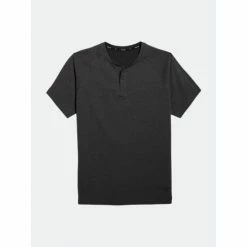 Public Rec Go-To Short Sleeve Henley | Men's Heather Charcoal Shorts