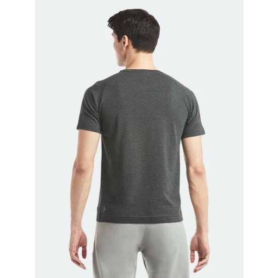 Public Rec Go-To Short Sleeve Henley | Men's Heather Charcoal Shorts 4 Public Rec Go-To Short Sleeve Henley | Men's Heather Charcoal Shorts - Image 4