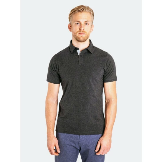 Public Rec Go-To Polo | Men's Heather Charcoal Tops 2 Public Rec Go-To Polo | Men's Heather Charcoal Tops - Image 2