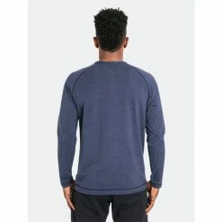 Public Rec Go-To Long Sleeve Henley | Men's Heather Navy Tops -Public Rec Shop unnamed file 354