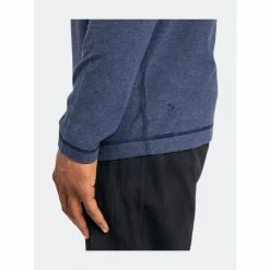 Public Rec Go-To Long Sleeve Henley | Men's Heather Navy Tops -Public Rec Shop unnamed file 355