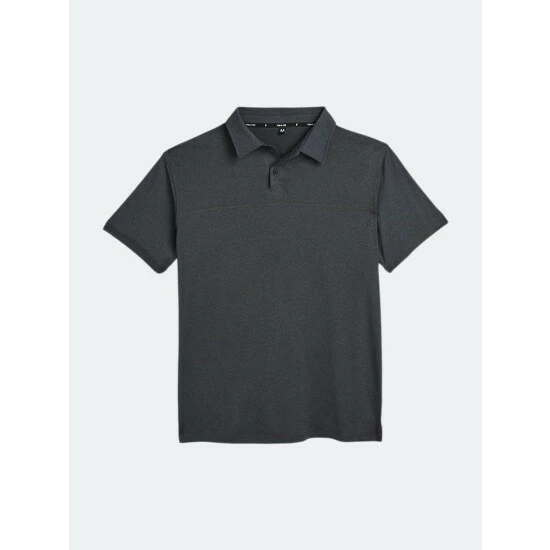 Public Rec Elevate Polo | Men's Heather Black Tops 1 Public Rec Elevate Polo | Men's Heather Black Tops
