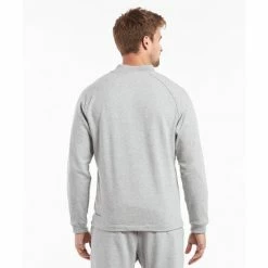 Public Rec Weekend Half Zip | Men&apos;s Heather Silver Spoon Sweatshirts, Sweaters & Hoodies -Public Rec Shop unnamed file 401