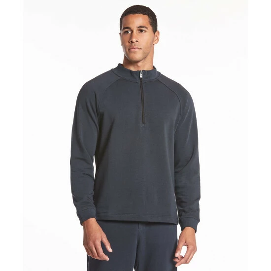 Public Rec Weekend Half Zip | Men's Stone Navy Sweatshirts, Sweaters & Hoodies 2 Public Rec Weekend Half Zip | Men's Stone Navy Sweatshirts, Sweaters & Hoodies - Image 2