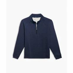 Public Rec Weekend Half Zip | Men's Heather Navy Sweatshirts, Sweaters & Hoodies