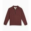 Public Rec Weekend Half Zip | Men&apos;s Heather Maroon Sweatshirts, Sweaters & Hoodies