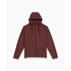 Public Rec Weekend Full Zip | Men's Heather Maroon Sweatshirts, Sweaters & Hoodies