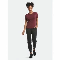 Public Rec Essential Tee | Women's Burgundy Tops -Public Rec Shop unnamed file 539