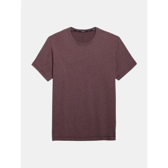 Public Rec Go-To Crew | Men's Heather Burgundy Tops 1 Public Rec Go-To Crew | Men's Heather Burgundy Tops