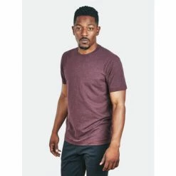 Public Rec Go-To Crew | Men's Heather Burgundy Tops 9 Public Rec Go-To Crew | Men's Heather Burgundy Tops -Public Rec Shop unnamed file 546