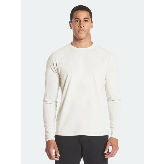Public Rec Elevate Long Sleeve | Men's Heather Oat Sweatshirts, Sweaters & Hoodies 2 Public Rec Elevate Long Sleeve | Men's Heather Oat Sweatshirts, Sweaters & Hoodies - Image 2