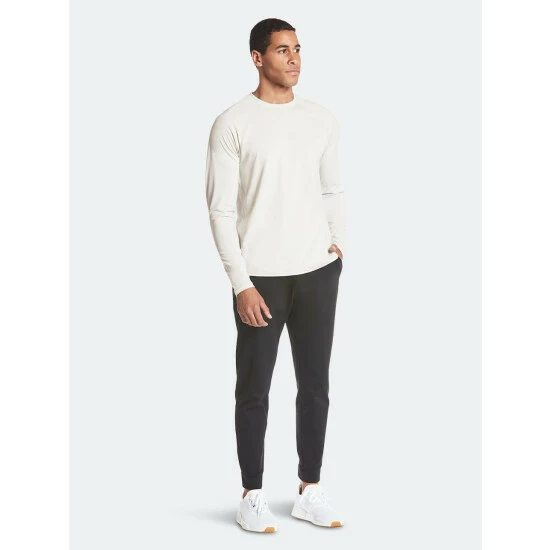 Public Rec Elevate Long Sleeve | Men's Heather Oat Sweatshirts, Sweaters & Hoodies 3 Public Rec Elevate Long Sleeve | Men's Heather Oat Sweatshirts, Sweaters & Hoodies - Image 3