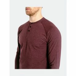 Public Rec Go-To Long Sleeve Henley | Men's Heather Burgundy Tops 8 Public Rec Go-To Long Sleeve Henley | Men's Heather Burgundy Tops -Public Rec Shop unnamed file 801