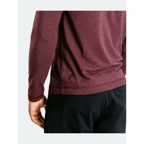Public Rec Go-To Long Sleeve Henley | Men's Heather Burgundy Tops 5 Public Rec Go-To Long Sleeve Henley | Men's Heather Burgundy Tops - Image 5
