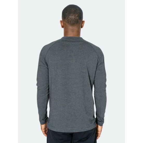 Public Rec Go-To Long Sleeve Henley | Men's Heather Charcoal Tops 4 Public Rec Go-To Long Sleeve Henley | Men's Heather Charcoal Tops - Image 4
