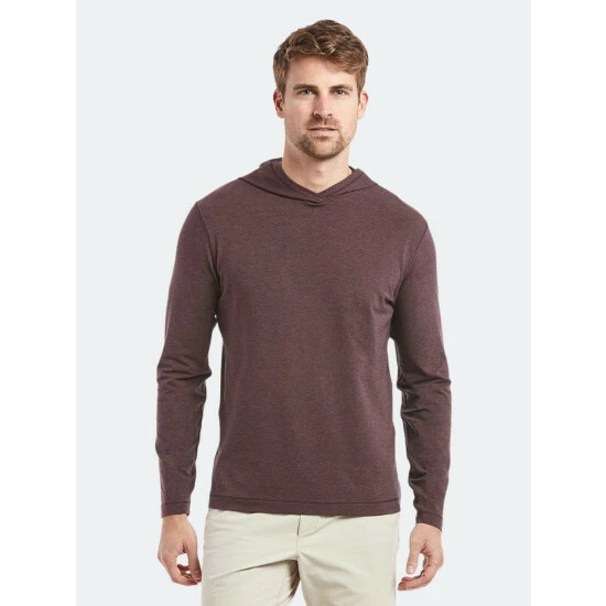 Public Rec Go-To Hoodie | Men's Heather Burgundy Sweatshirts, Sweaters & Hoodies 2 Public Rec Go-To Hoodie | Men's Heather Burgundy Sweatshirts, Sweaters & Hoodies - Image 2