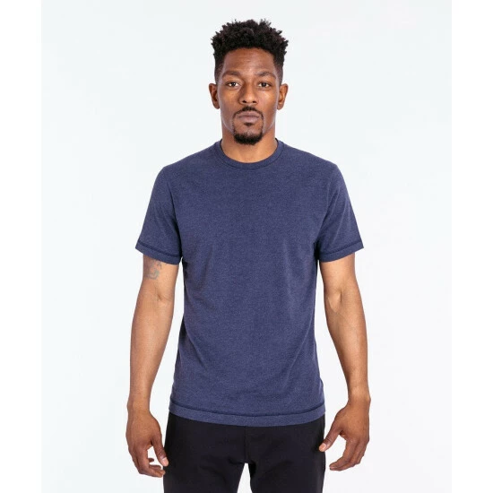 Public Rec Go-To Crew | Men's Heather Navy T-Shirts 2 Public Rec Go-To Crew | Men's Heather Navy T-Shirts - Image 2