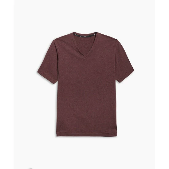 Public Rec Go-To V | Men's Heather Burgundy T-Shirts 1 Public Rec Go-To V | Men's Heather Burgundy T-Shirts