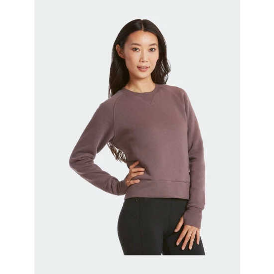 Public Rec Women's Luxe Fleece Crew Sweatshirts & Sweaters Smokey Plum 1 Public Rec Women's Luxe Fleece Crew Sweatshirts & Sweaters Smokey Plum